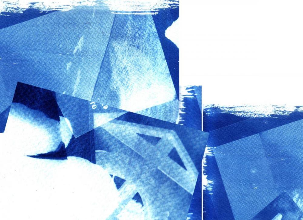 Cyanotype collage no1. 